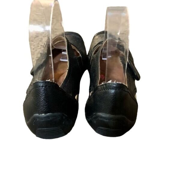 Ros Hommerson Chelsea Mary Jane Shoes Womens 8.5 SS Narrow Black Leather - Picture 15 of 16